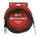 Carson ROM10ST Lead XLR (M) - 1/4" Jack (TRS) - 10ft