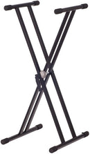 VM Double Braced Keyboard Stand - Black