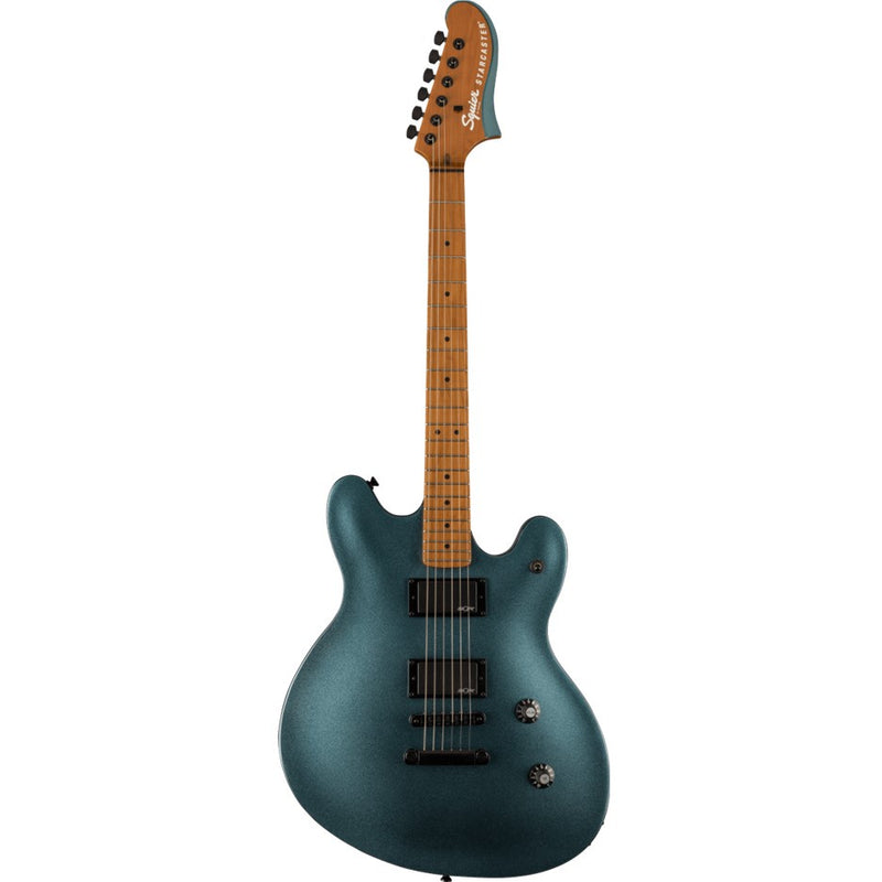 Squier Contemporary Active Starcaster HH w/ Roasted Maple Neck - Gunmetal Metallic Finish