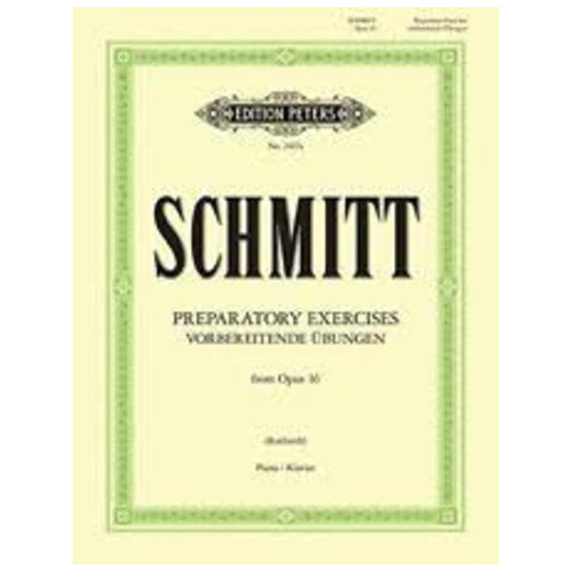 Schmitt Preparatory Exercises Op. 16 for Piano (Arr. Ruthardt)