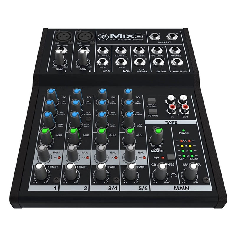 Mackie Mix8 8-Channel Compact Analog Mixer