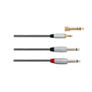 Carson YHQ3 Split Audio Patch Cable - 6ft