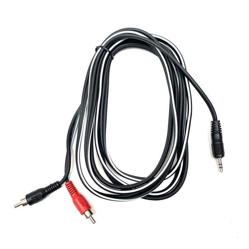 Australasian YSM61 Audio Cable - 3.5 Stereo to 2 RCA - 10ft